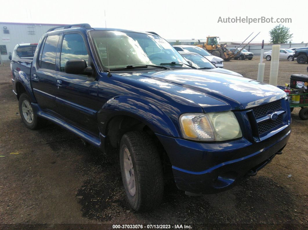 2005 Ford Explorer Sport Trac Xls/xlt Blue vin: 1FMZU77K15UB23703