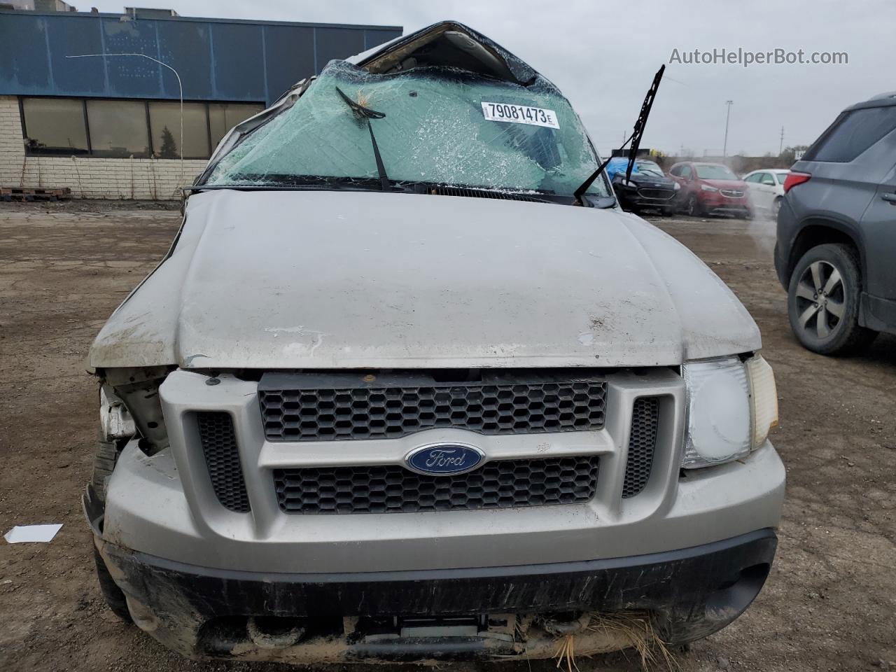 2005 Ford Explorer Sport Trac  White vin: 1FMZU77K25UA23190