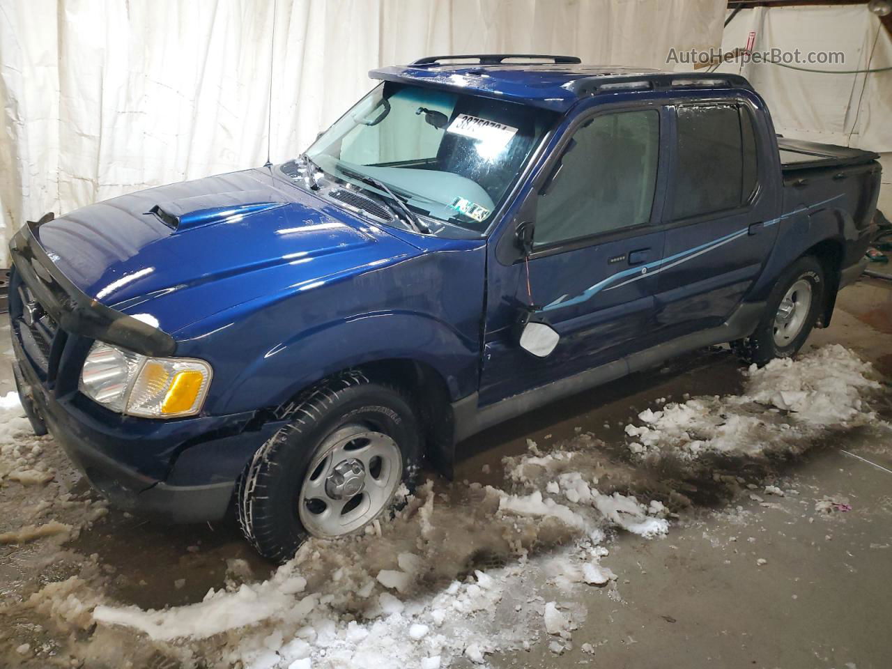 2005 Ford Explorer Sport Trac  Blue vin: 1FMZU77K25UA70333