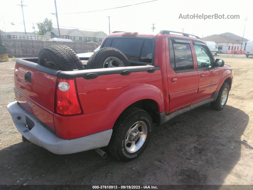 2005 Ford Explorer Sport Trac Xls/xlt Red vin: 1FMZU77K25UB14850