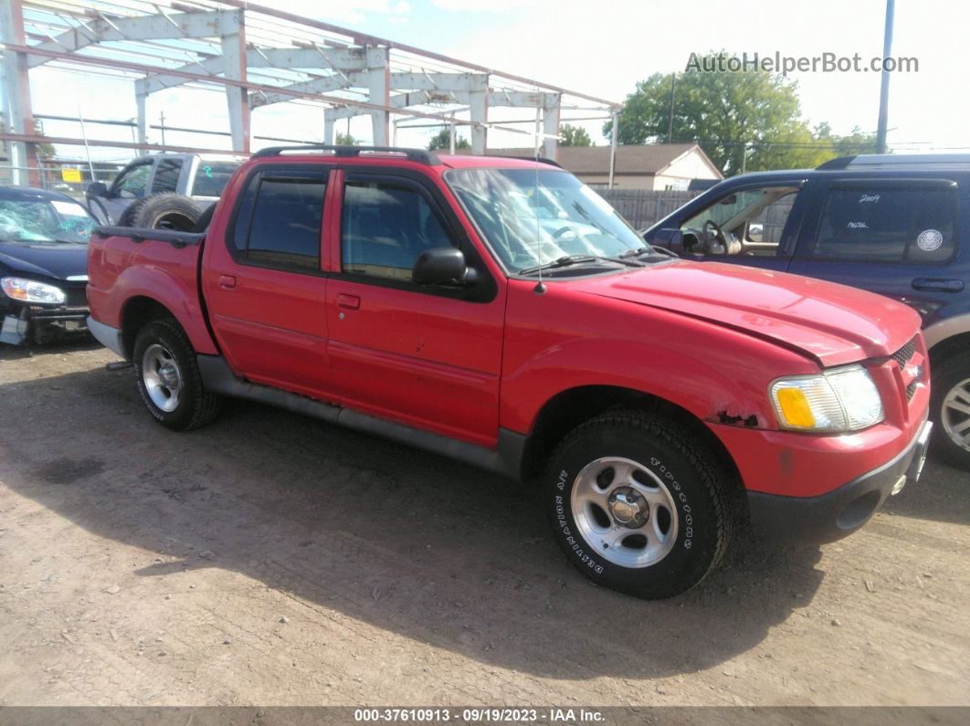 2005 Ford Explorer Sport Trac Xls/xlt Red vin: 1FMZU77K25UB14850