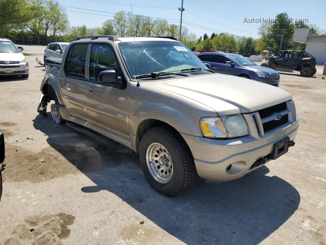 2005 Ford Explorer Sport Trac  Gold vin: 1FMZU77K25UB23967