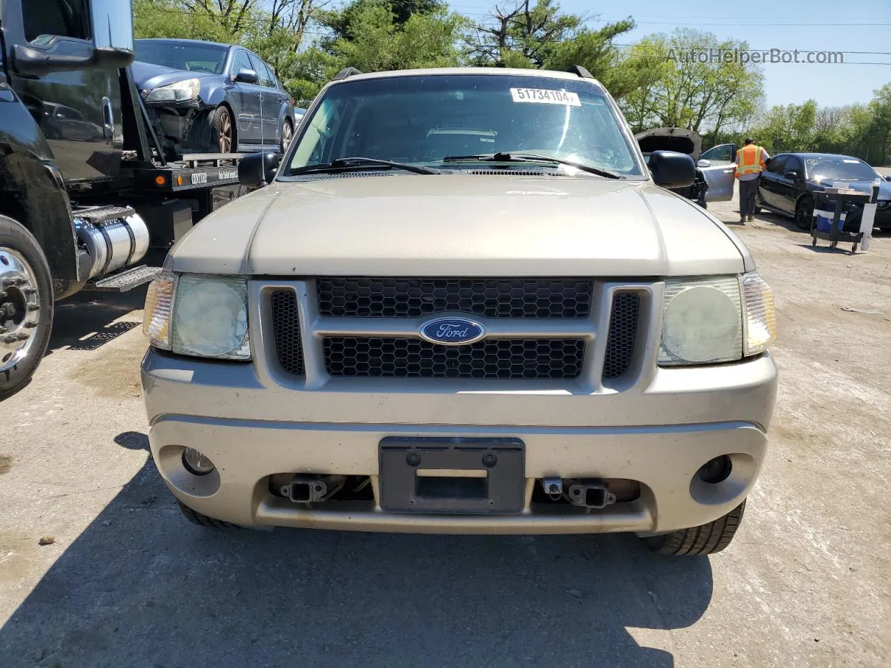 2005 Ford Explorer Sport Trac  Gold vin: 1FMZU77K25UB23967