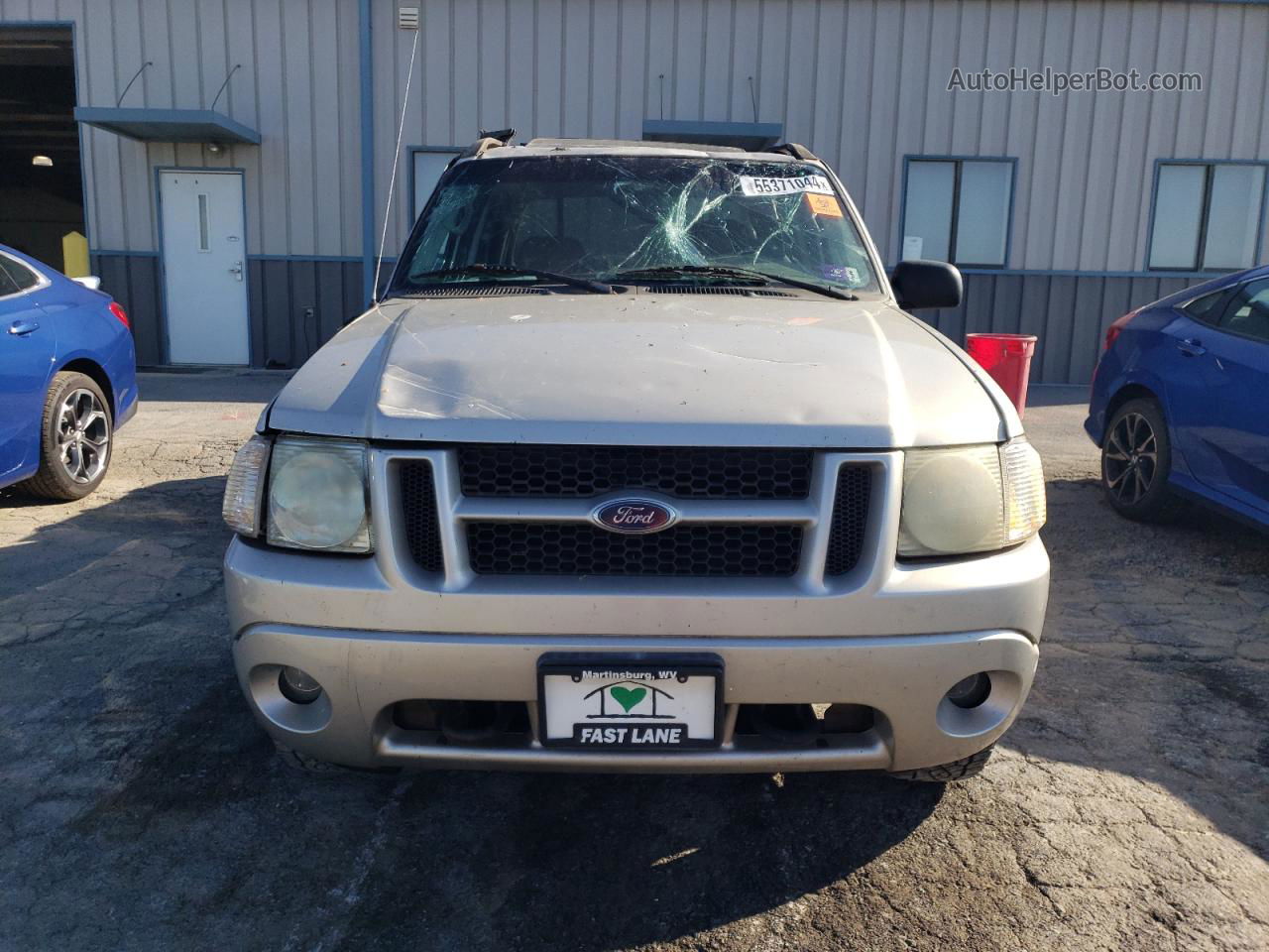 2005 Ford Explorer Sport Trac  Silver vin: 1FMZU77K35UA35140