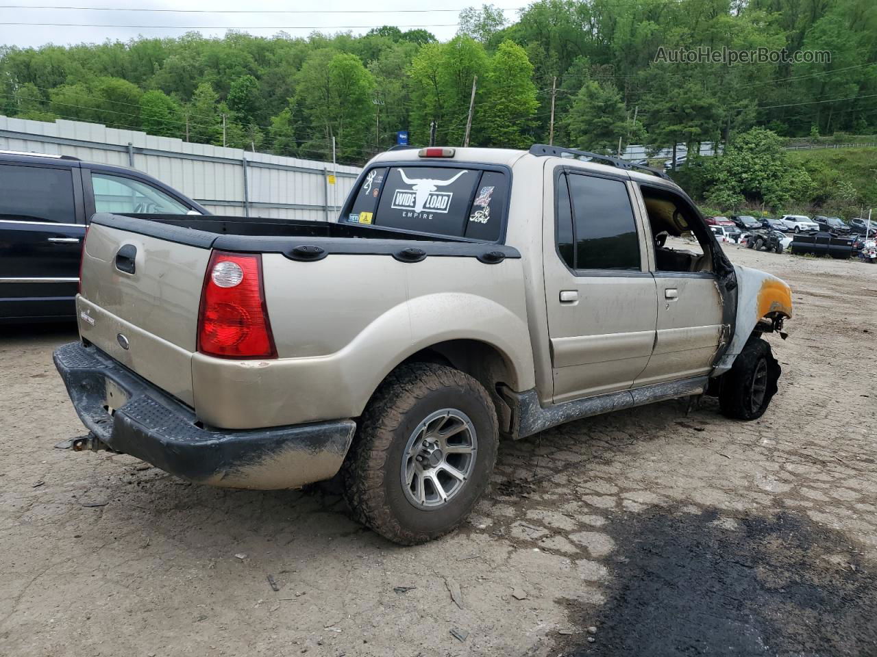 2005 Ford Explorer Sport Trac  Beige vin: 1FMZU77K35UB13920