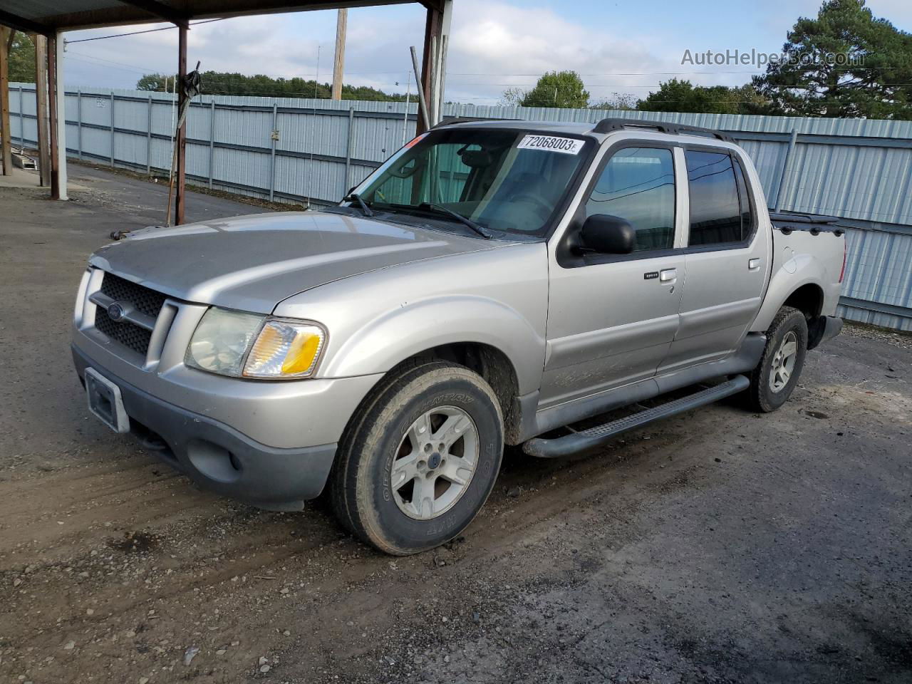 2005 Ford Explorer Sport Trac  Silver vin: 1FMZU77K45UA58880