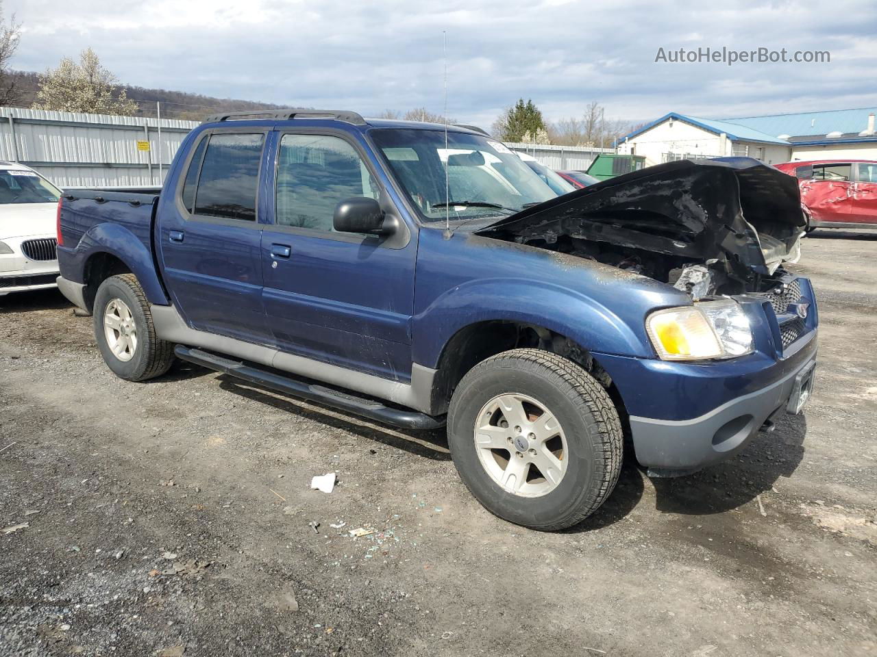 2005 Ford Explorer Sport Trac  Blue vin: 1FMZU77K45UB68635