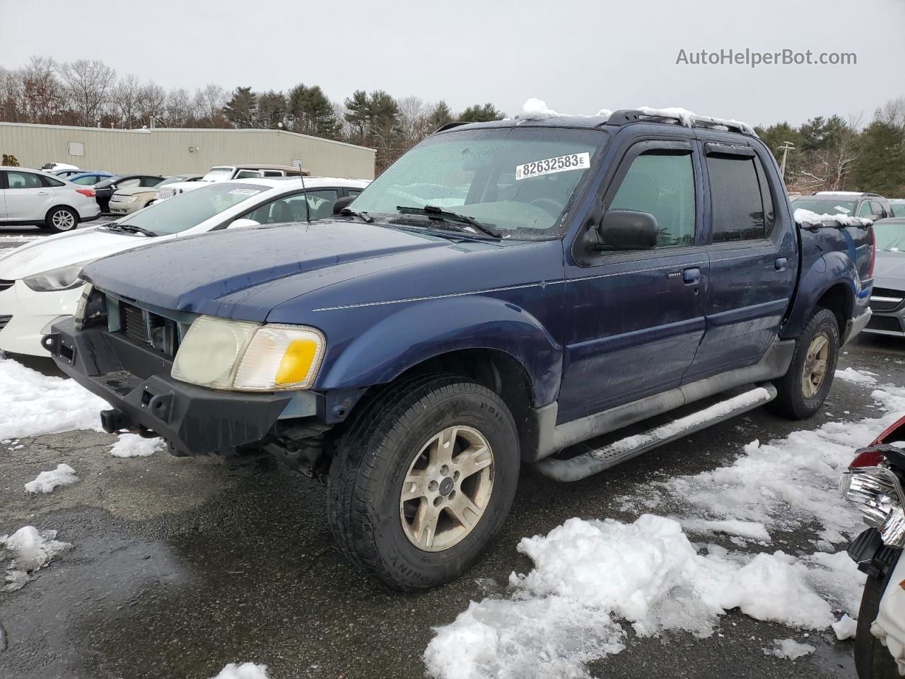 2005 Ford Explorer Sport Trac  Blue vin: 1FMZU77K55UB13949