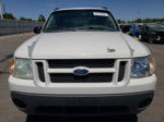 2005 Ford Explorer Sport Trac  White vin: 1FMZU77K75UB44880