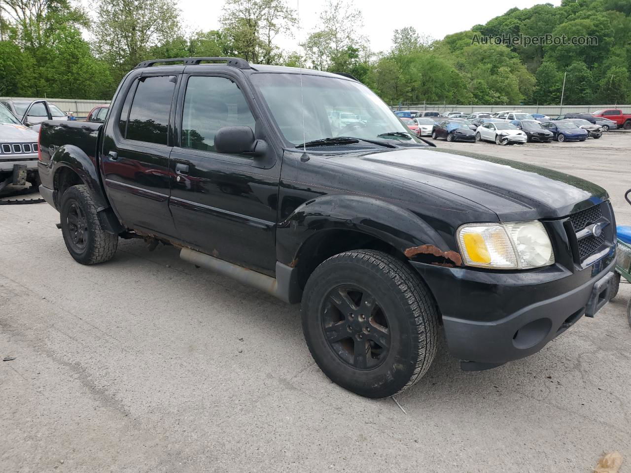 2005 Ford Explorer Sport Trac  Black vin: 1FMZU77K75UB73733