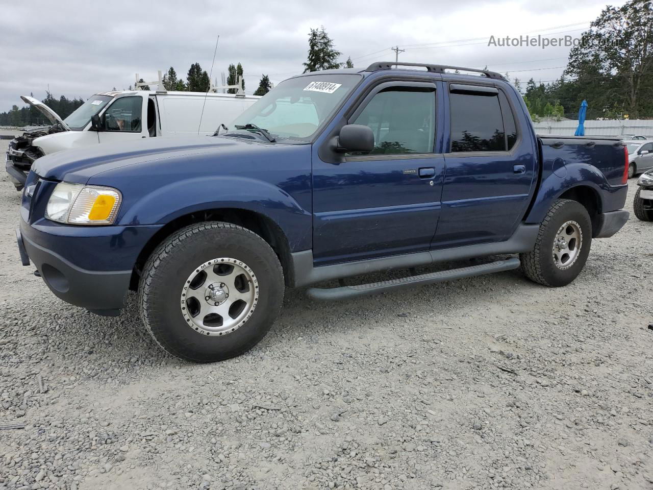 2005 Ford Explorer Sport Trac  Blue vin: 1FMZU77K85UB13752