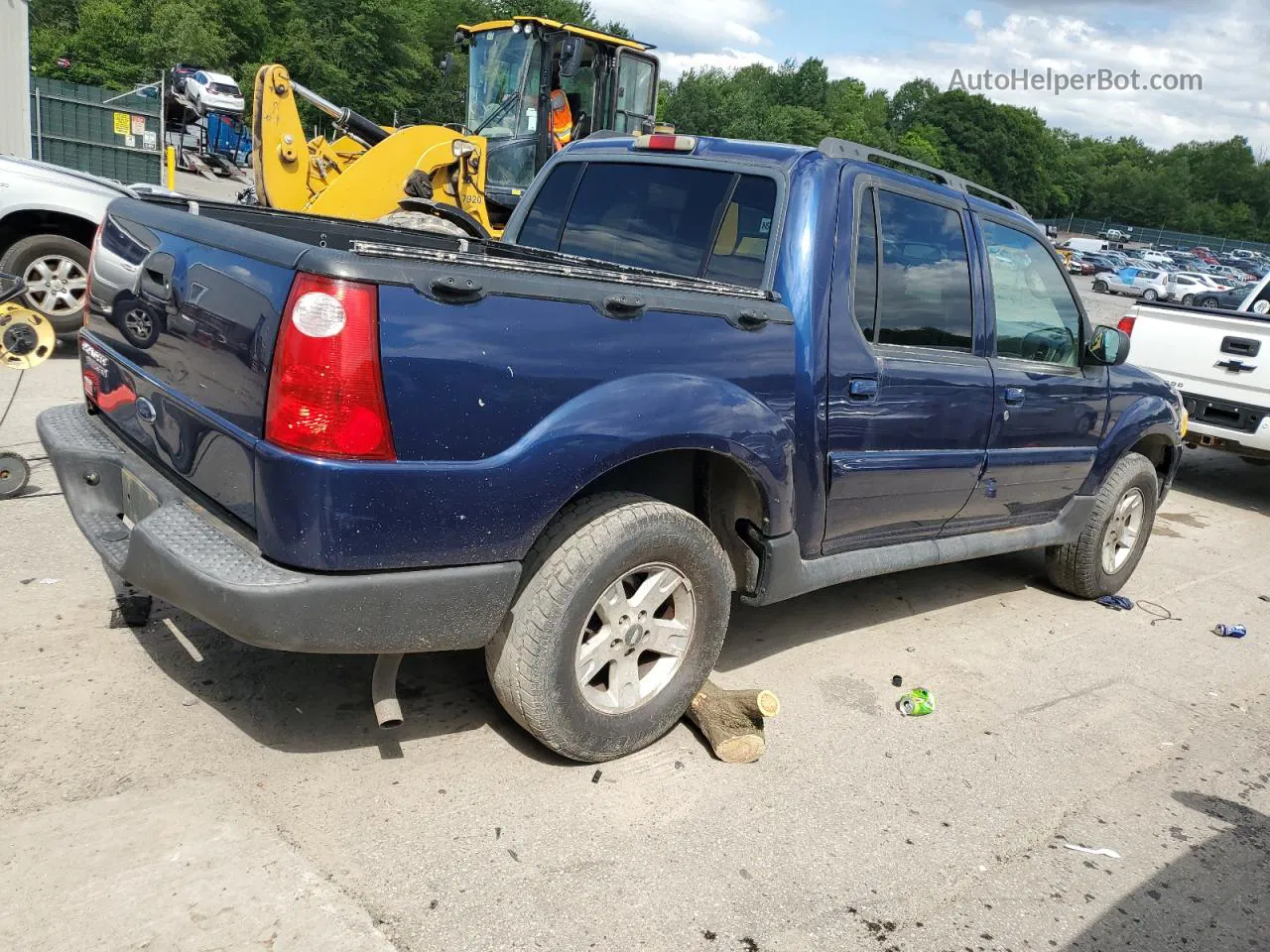 2005 Ford Explorer Sport Trac  Blue vin: 1FMZU77K85UB60103