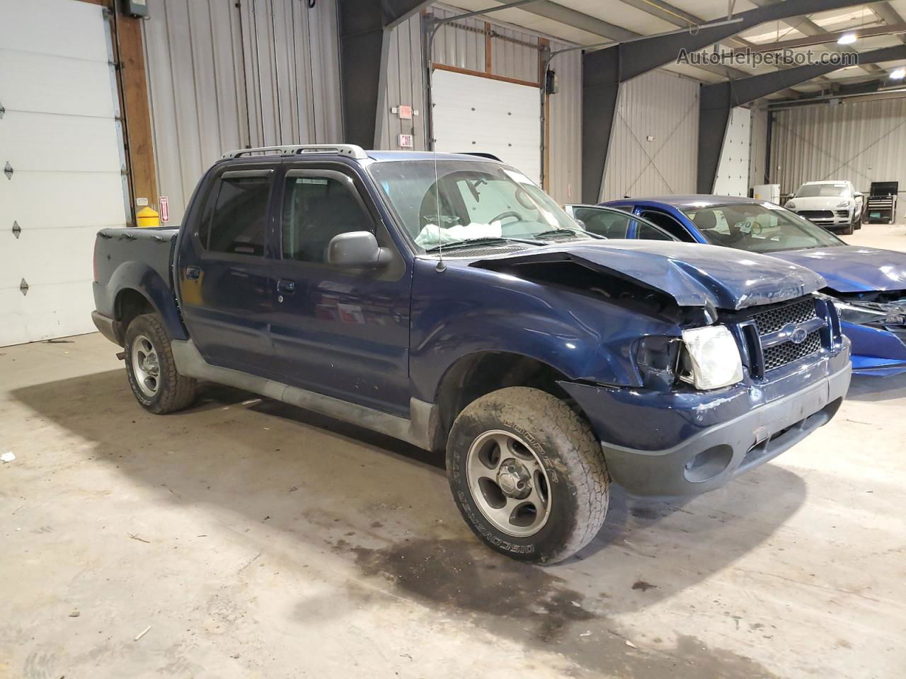 2005 Ford Explorer Sport Trac  Blue vin: 1FMZU77K95UA47938