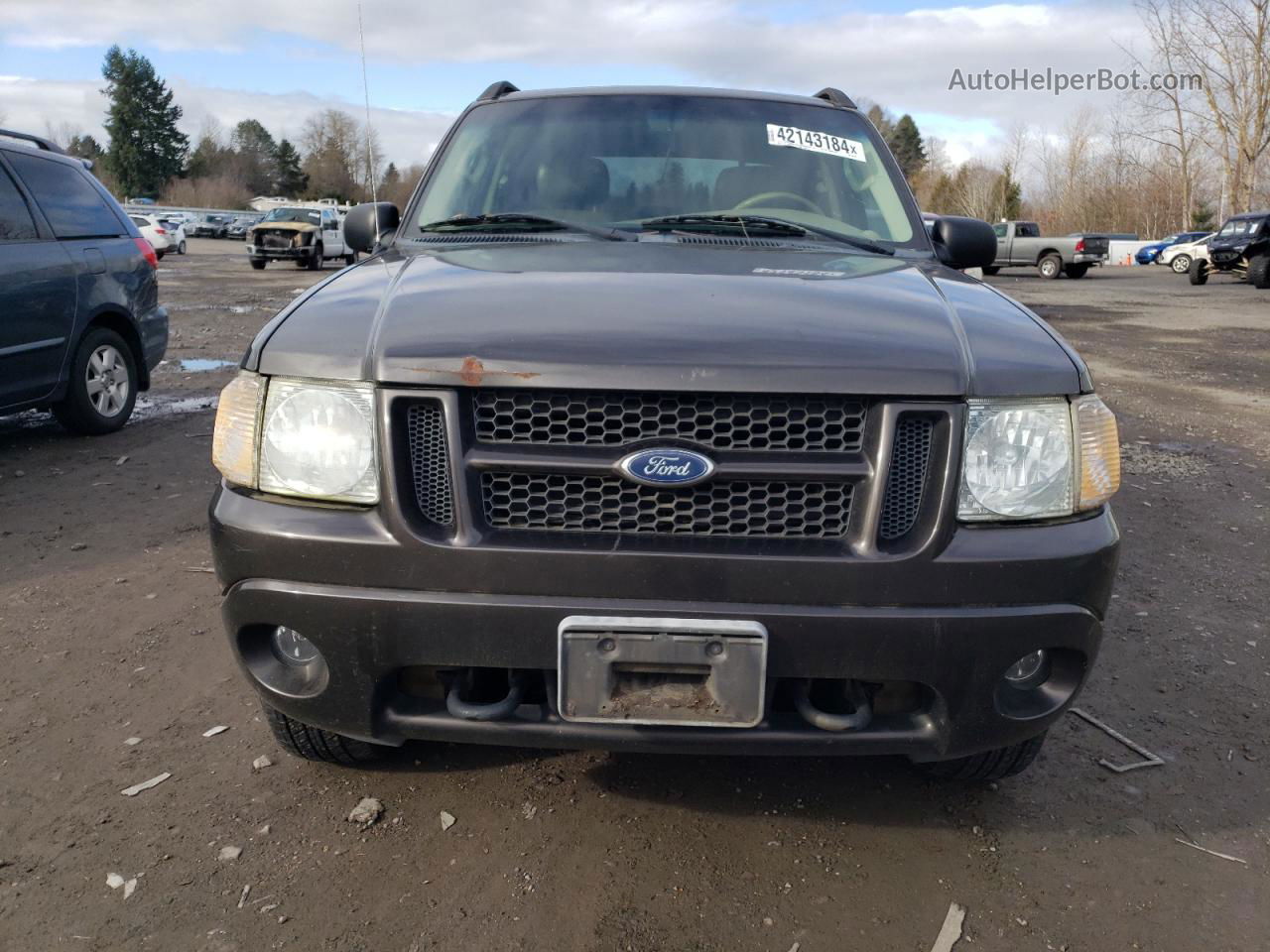 2005 Ford Explorer Sport Trac  Gray vin: 1FMZU77K95UA64769