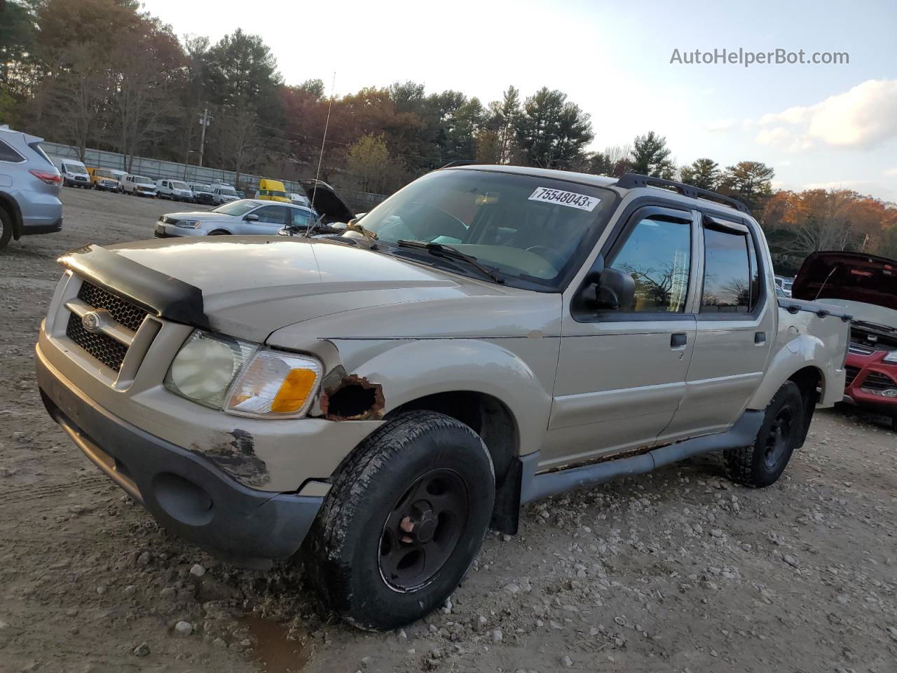 2005 Ford Explorer Sport Trac  Желто-коричневый vin: 1FMZU77KX5UA39606