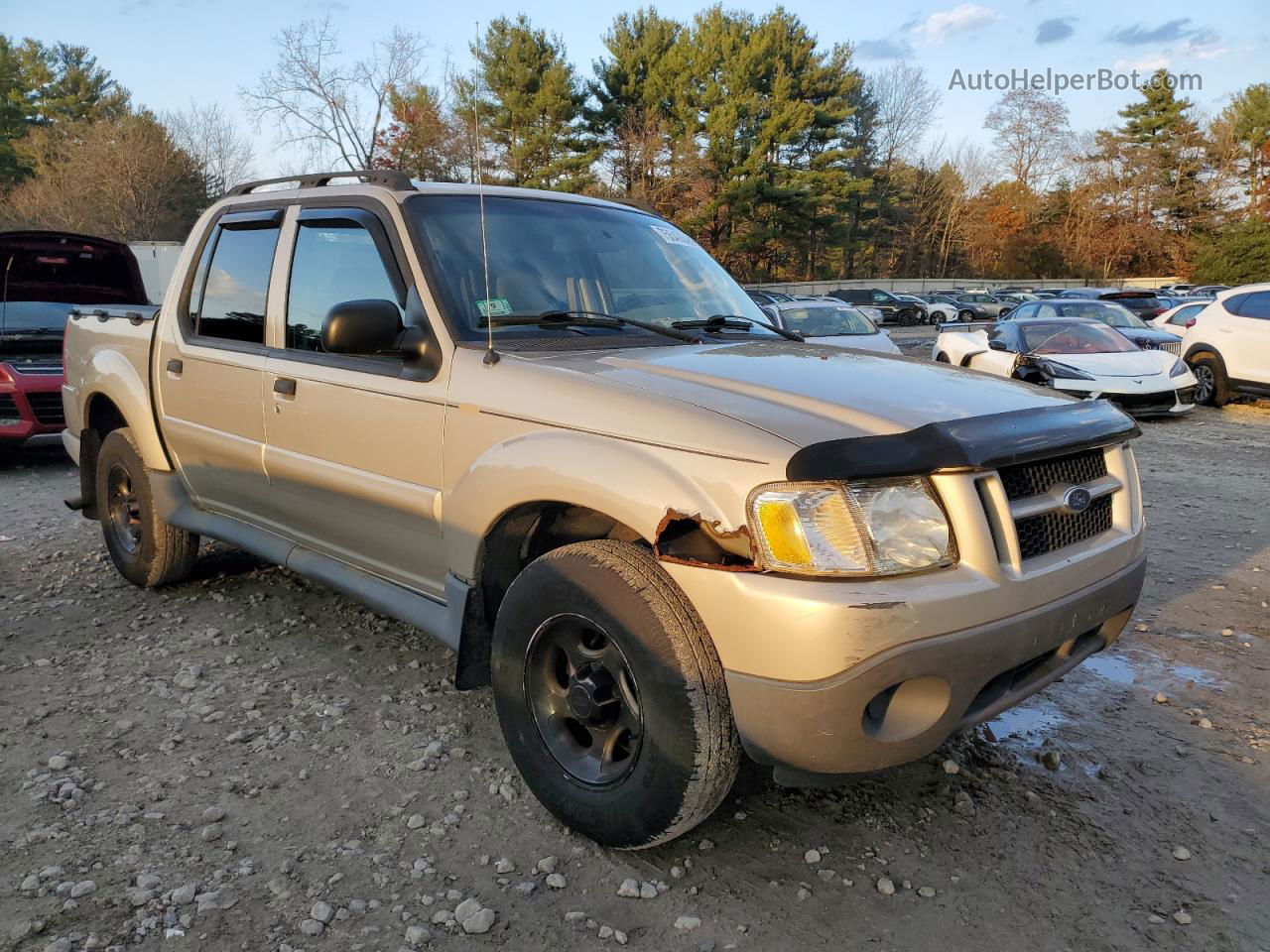 2005 Ford Explorer Sport Trac  Желто-коричневый vin: 1FMZU77KX5UA39606