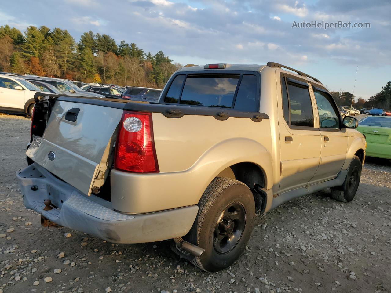 2005 Ford Explorer Sport Trac  Желто-коричневый vin: 1FMZU77KX5UA39606