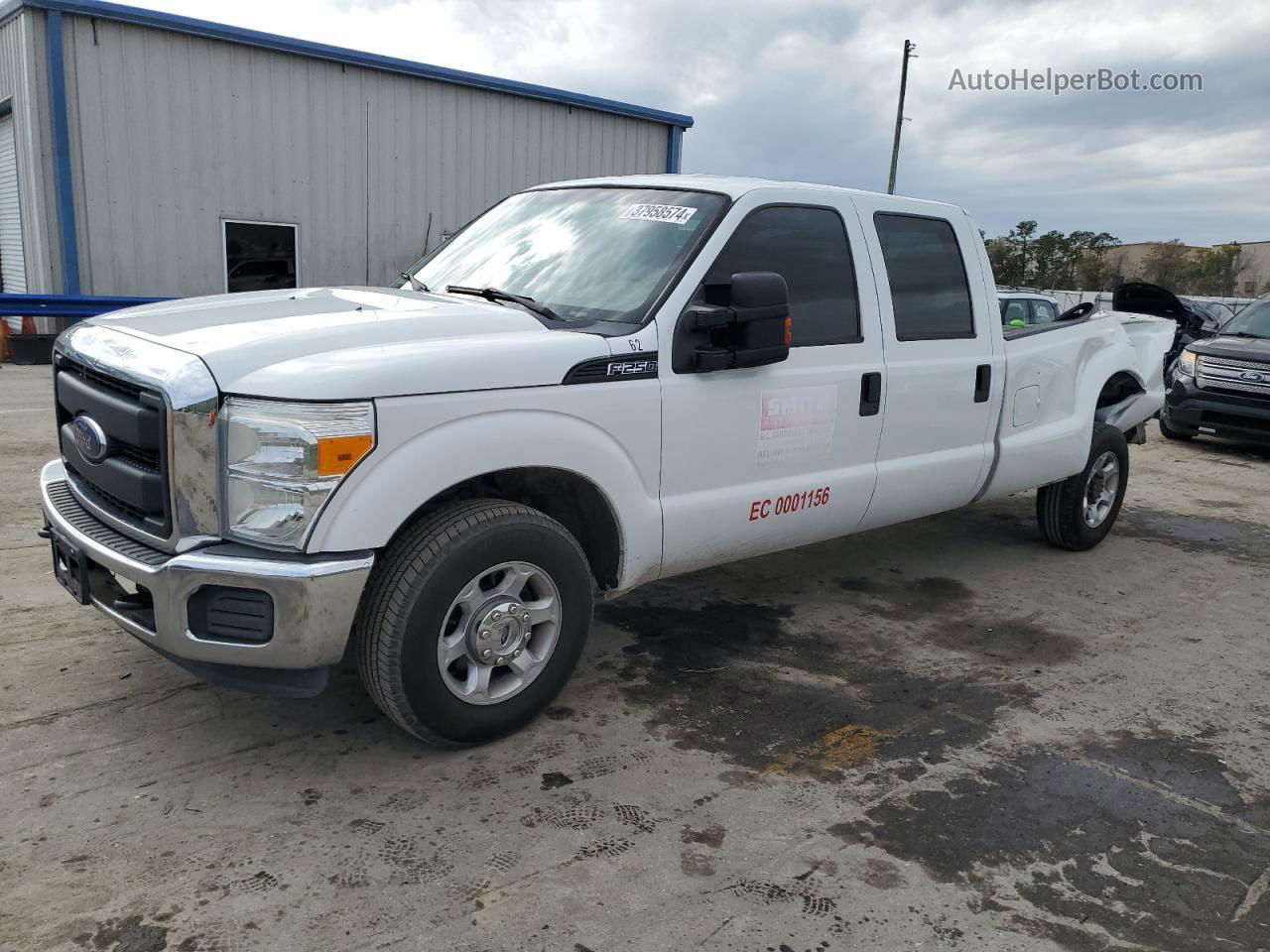 2016 Ford F250 Super Duty White vin: 1FT7W2A61GED45157