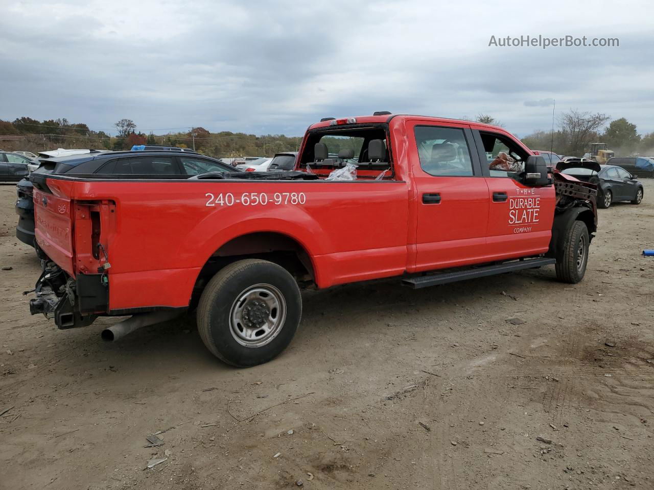 2020 Ford F250 Super Duty Red vin: 1FT7W2A66LEC22996