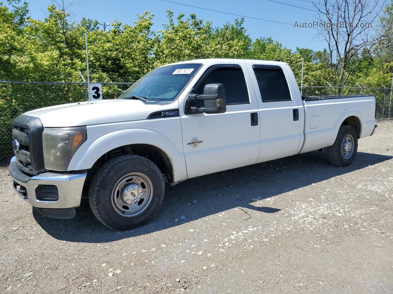 2016 Ford F250 Super Duty White vin: 1FT7W2AT4GEA38328