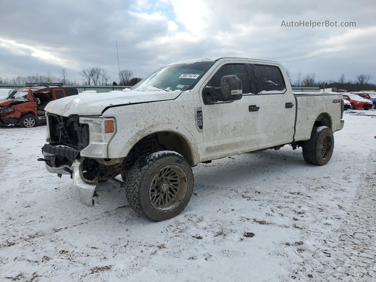 2020 Ford F250 Super Duty Белый vin: 1FT7W2B60LEC22880