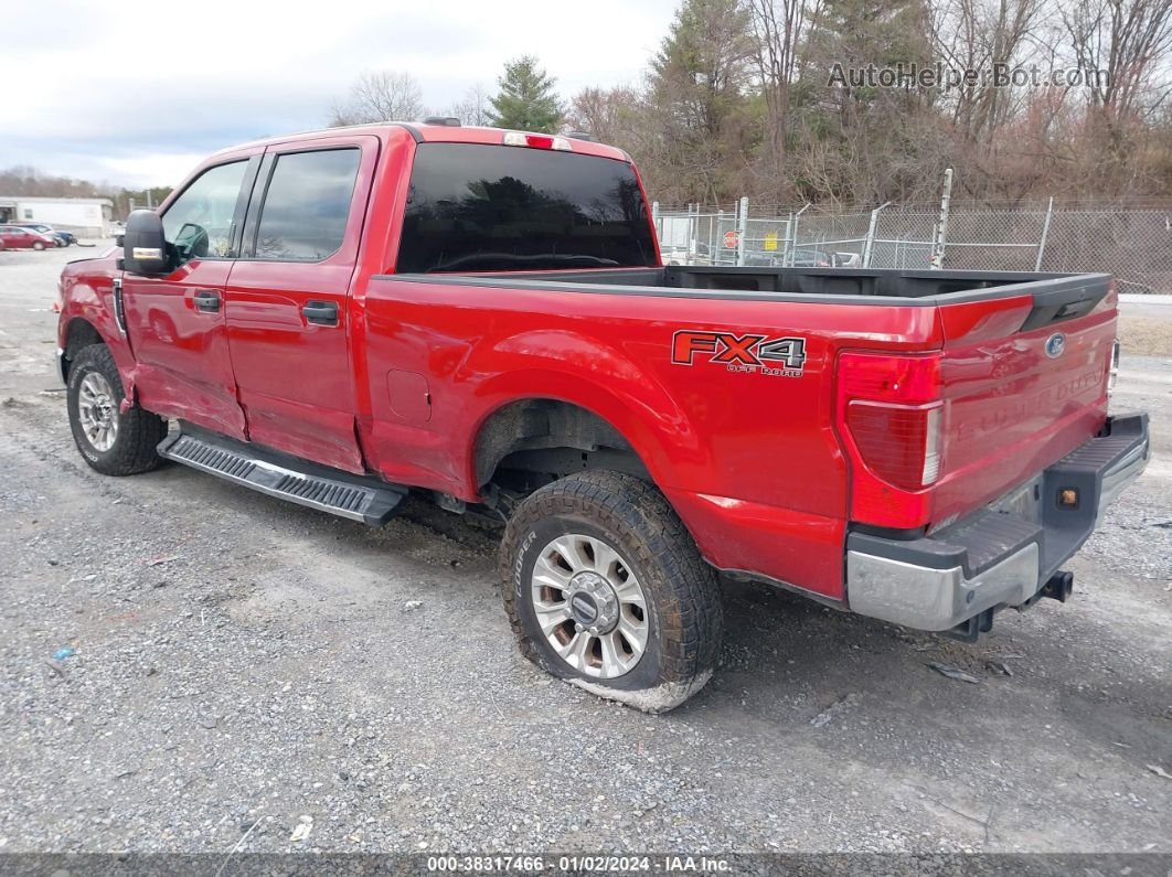 2020 Ford F-250 Xlt Red vin: 1FT7W2B61LEC18336