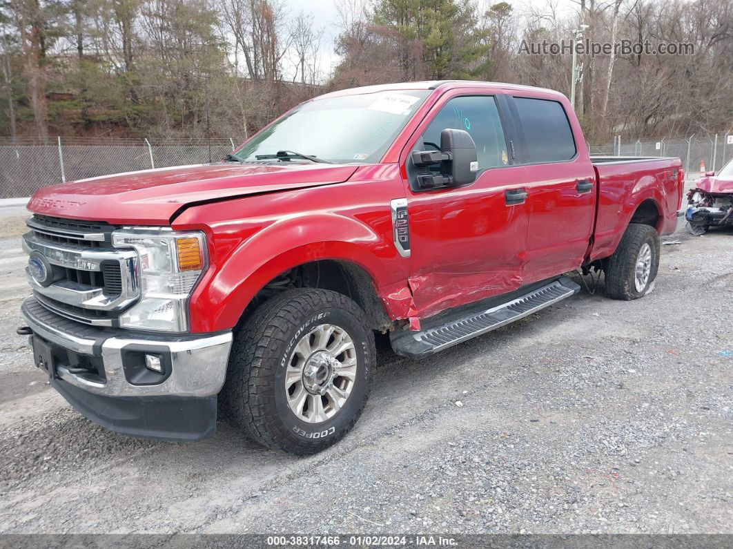 2020 Ford F-250 Xlt Red vin: 1FT7W2B61LEC18336