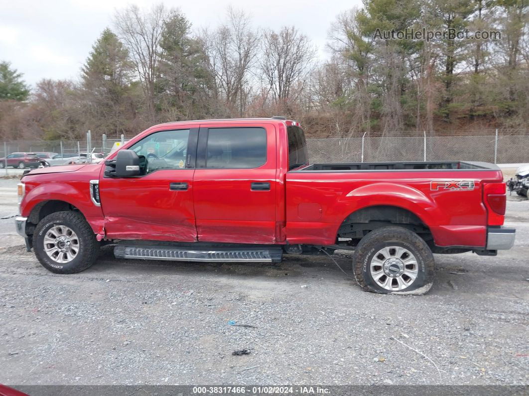 2020 Ford F-250 Xlt Red vin: 1FT7W2B61LEC18336