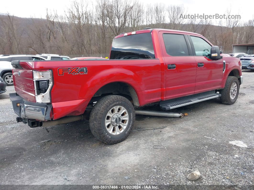 2020 Ford F-250 Xlt Red vin: 1FT7W2B61LEC18336