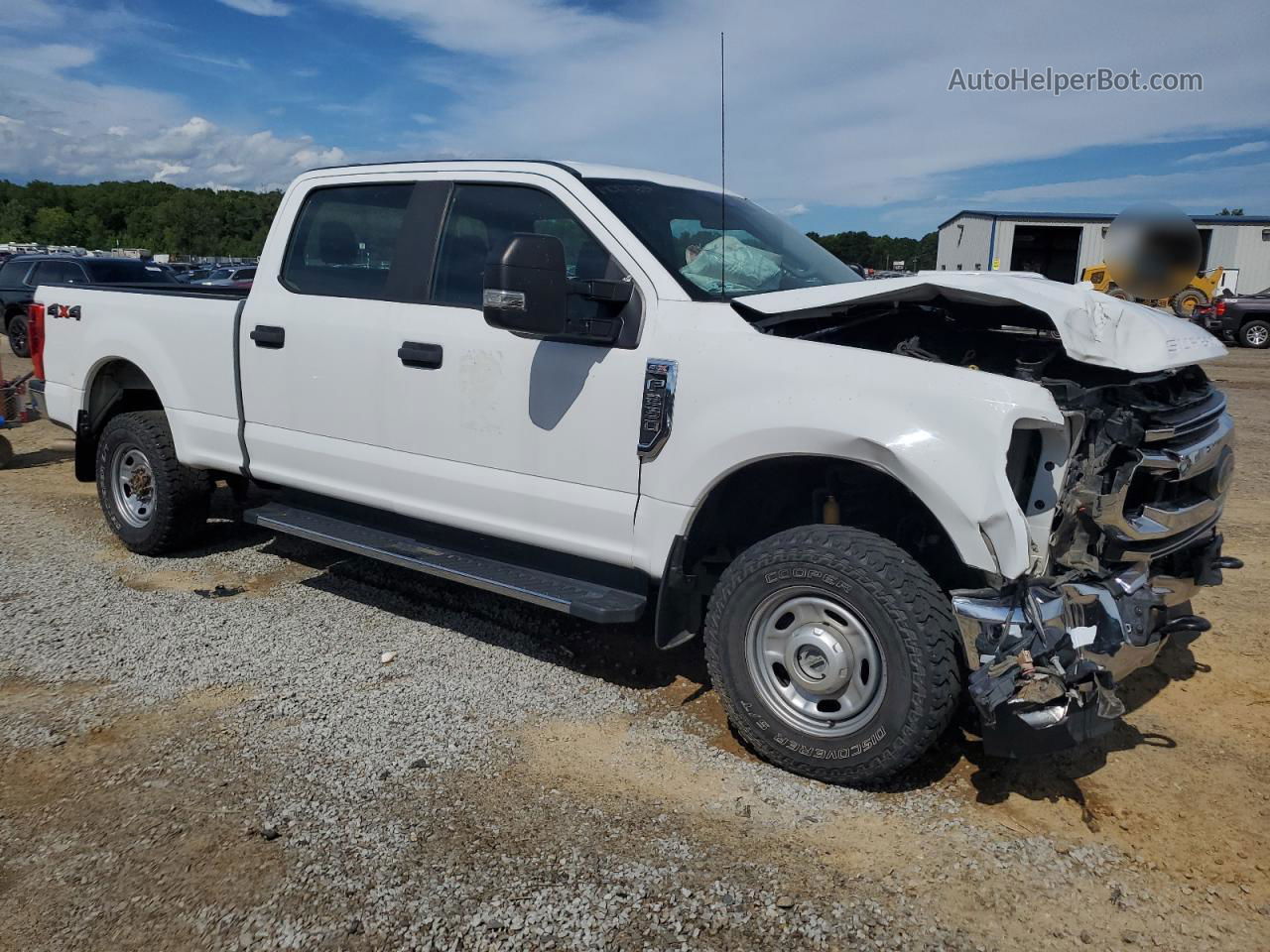 2020 Ford F250 Super Duty White vin: 1FT7W2B61LED02155