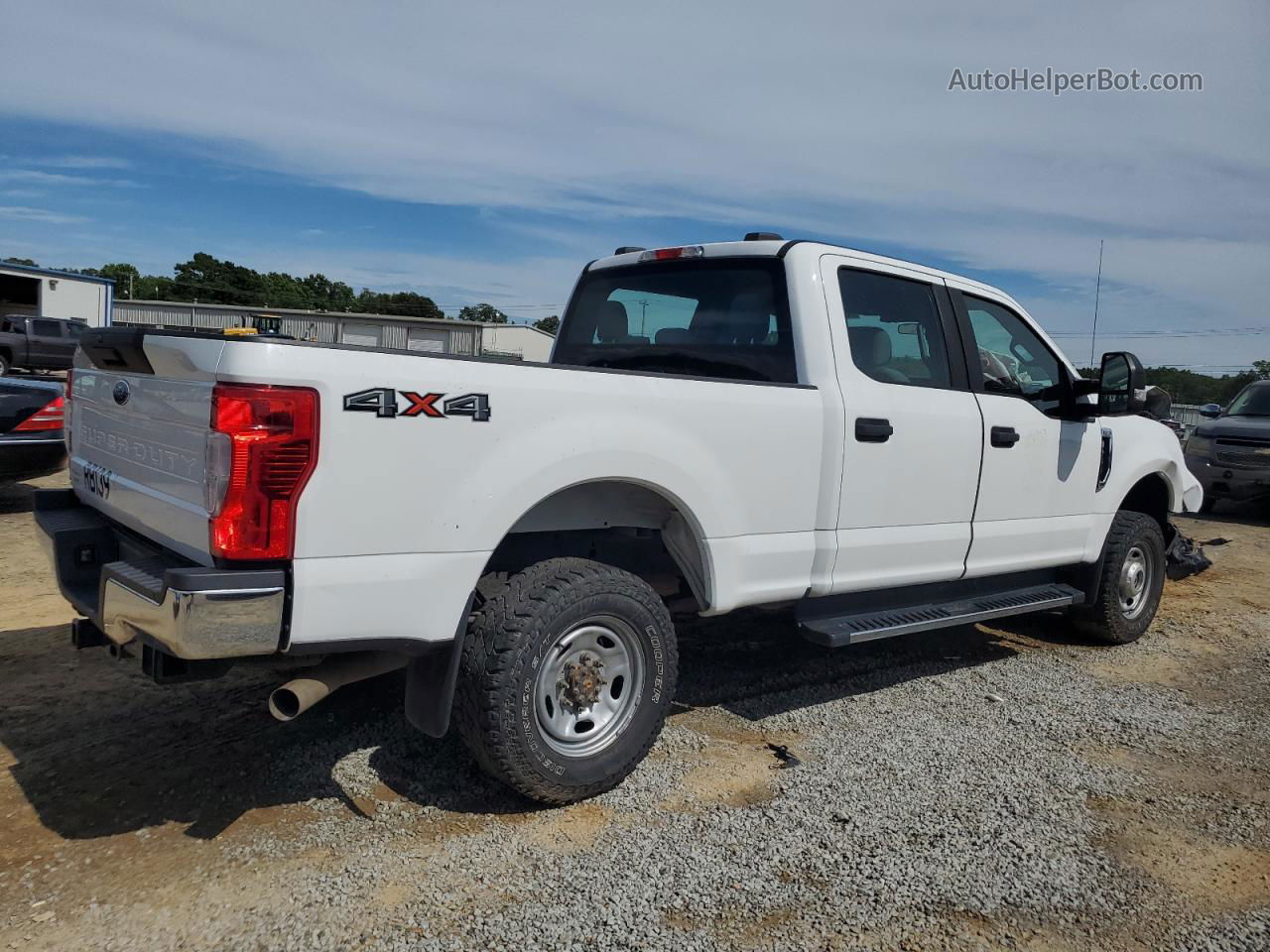 2020 Ford F250 Super Duty White vin: 1FT7W2B61LED02155