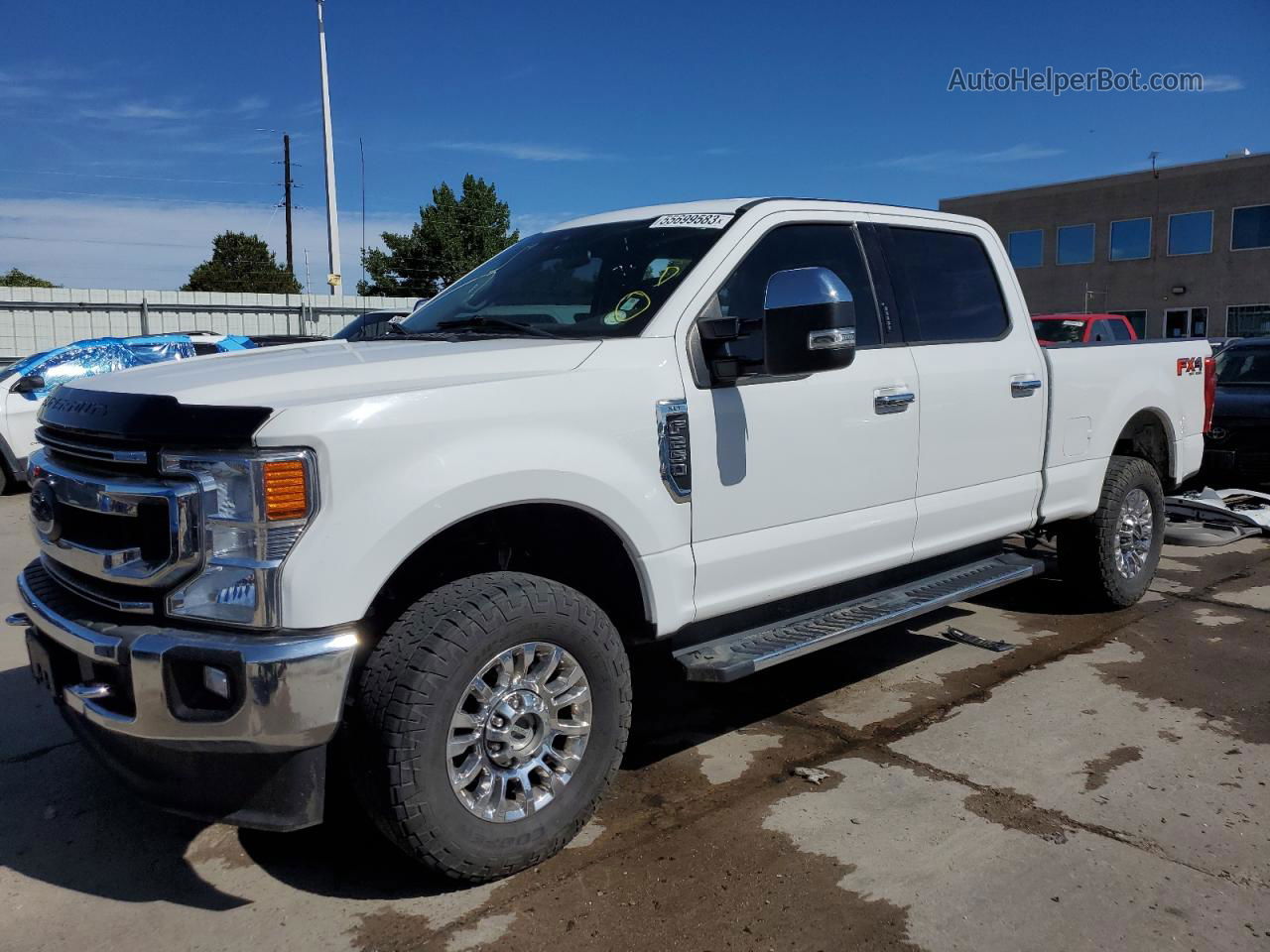 2020 Ford F250 Super Duty White vin: 1FT7W2B61LED16945