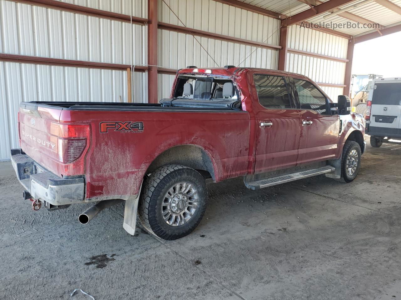 2020 Ford F250 Super Duty Красный vin: 1FT7W2B61LEE33229