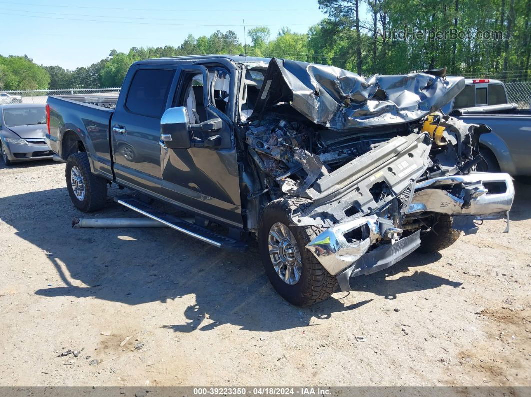 2018 Ford F-250 Xlt Gray vin: 1FT7W2B62JEC35305