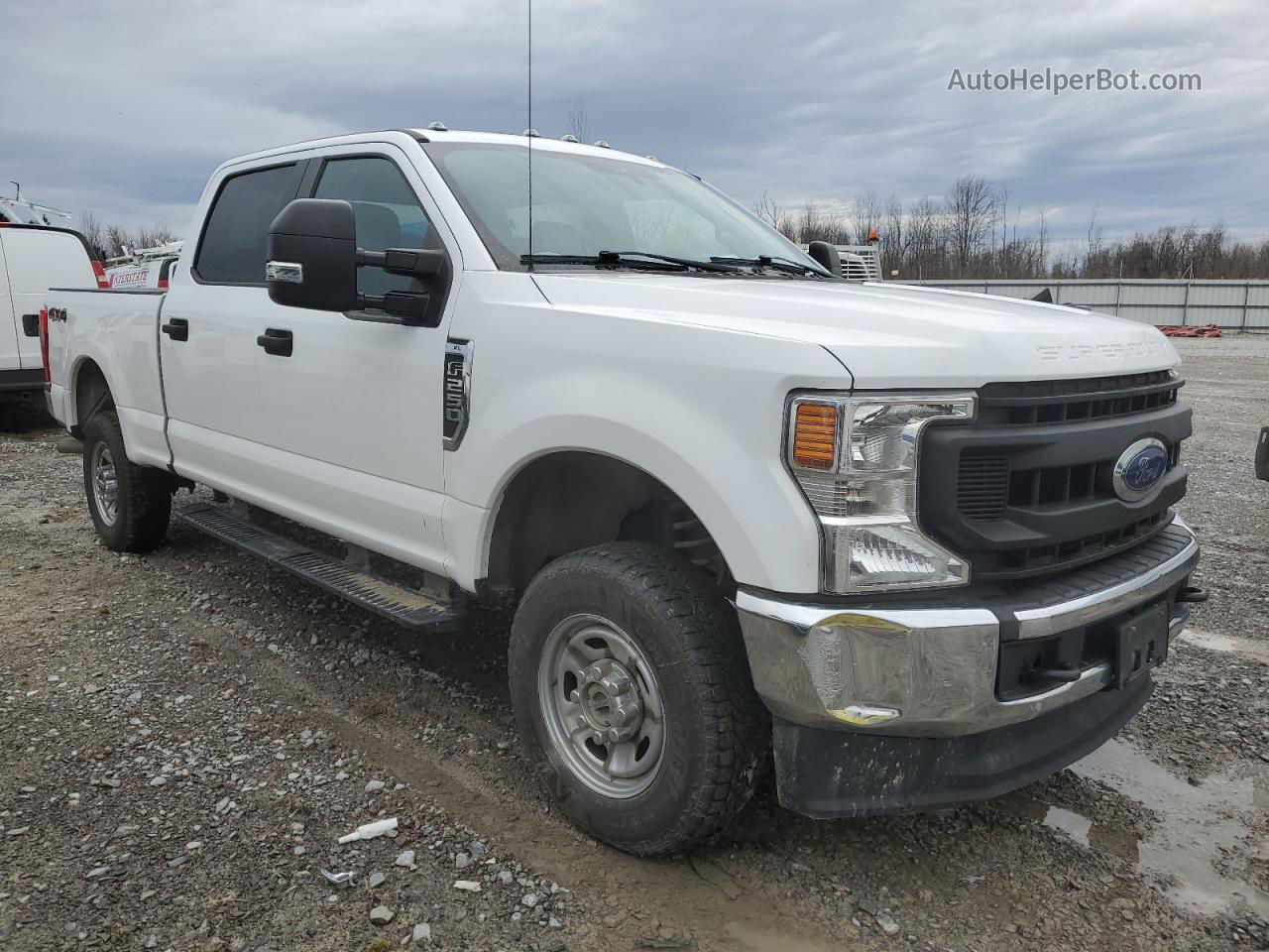 2020 Ford F250 Super Duty White vin: 1FT7W2B62LED41336