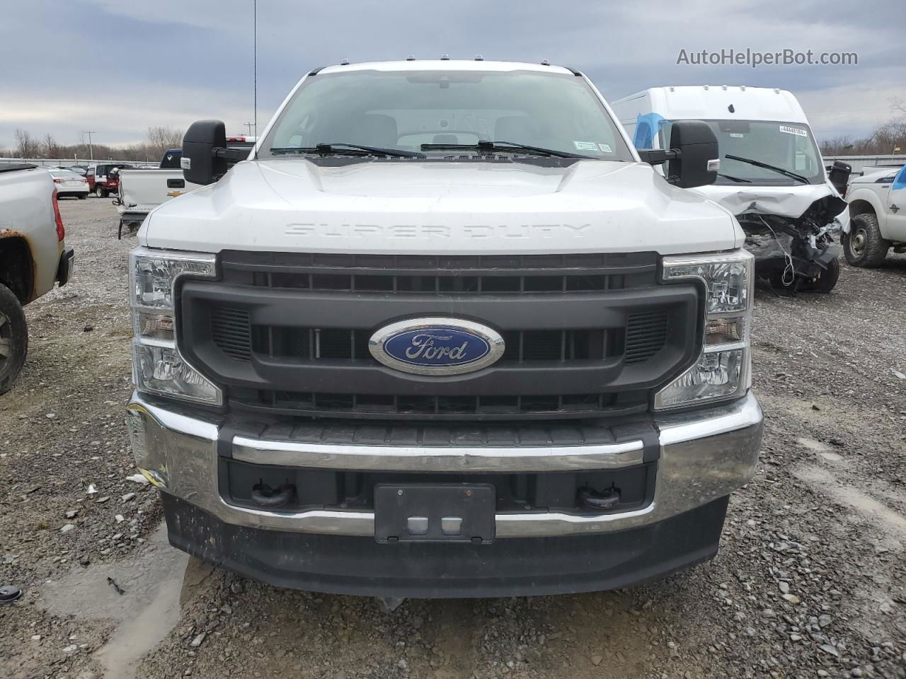 2020 Ford F250 Super Duty White vin: 1FT7W2B62LED41336