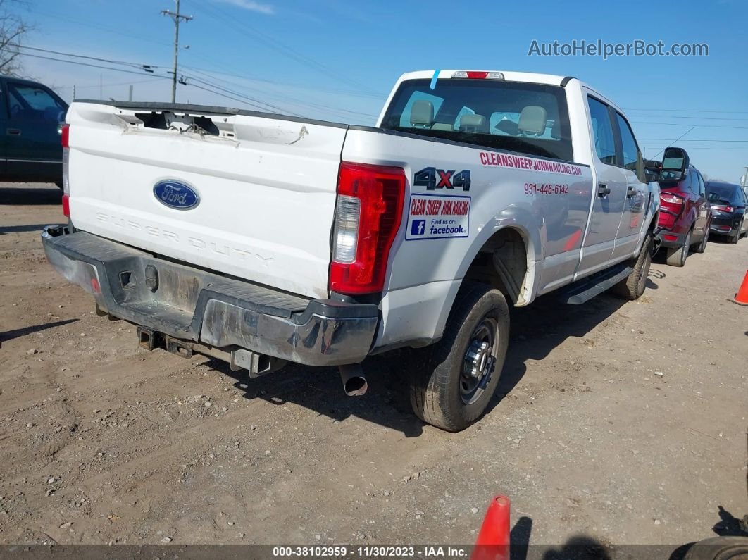 2018 Ford F-250 Xl White vin: 1FT7W2B63JEB28568