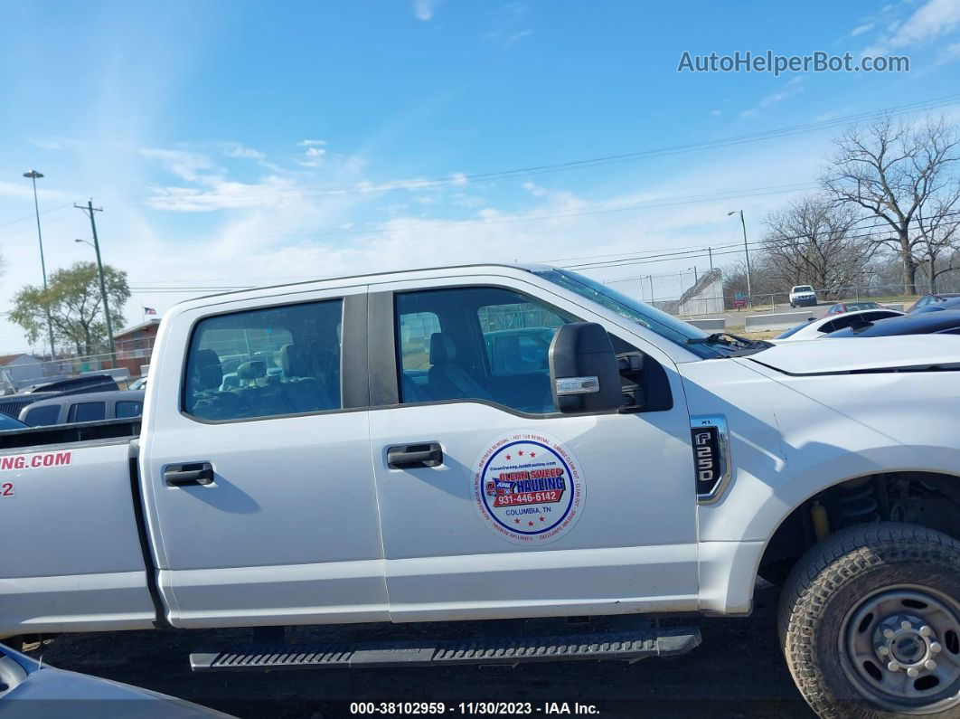 2018 Ford F-250 Xl White vin: 1FT7W2B63JEB28568