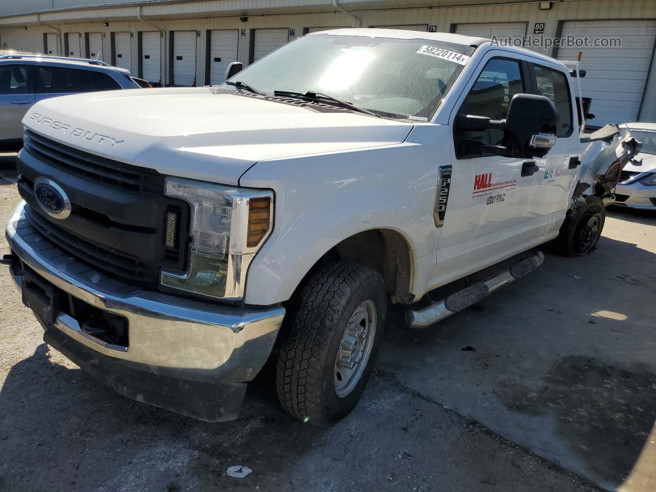 2018 Ford F250 Super Duty Белый vin: 1FT7W2B63JEC38018