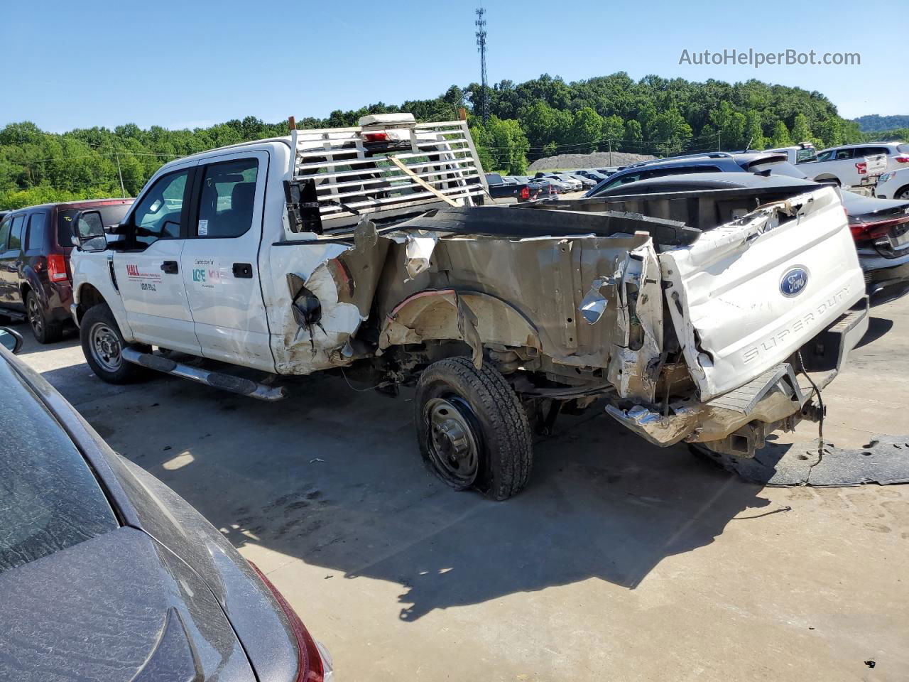 2018 Ford F250 Super Duty Белый vin: 1FT7W2B63JEC38018