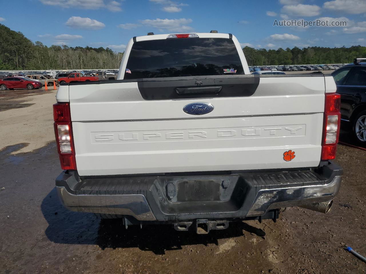 2020 Ford F250 Super Duty White vin: 1FT7W2B63LED36016