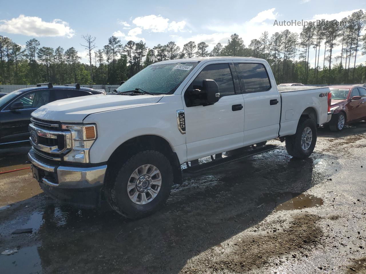 2020 Ford F250 Super Duty Белый vin: 1FT7W2B63LED36016