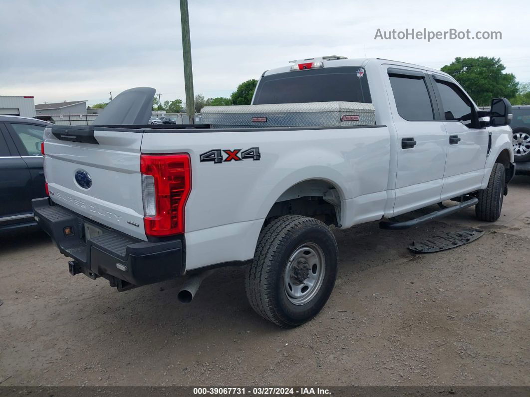 2018 Ford F-250 Xl White vin: 1FT7W2B64JEC45690