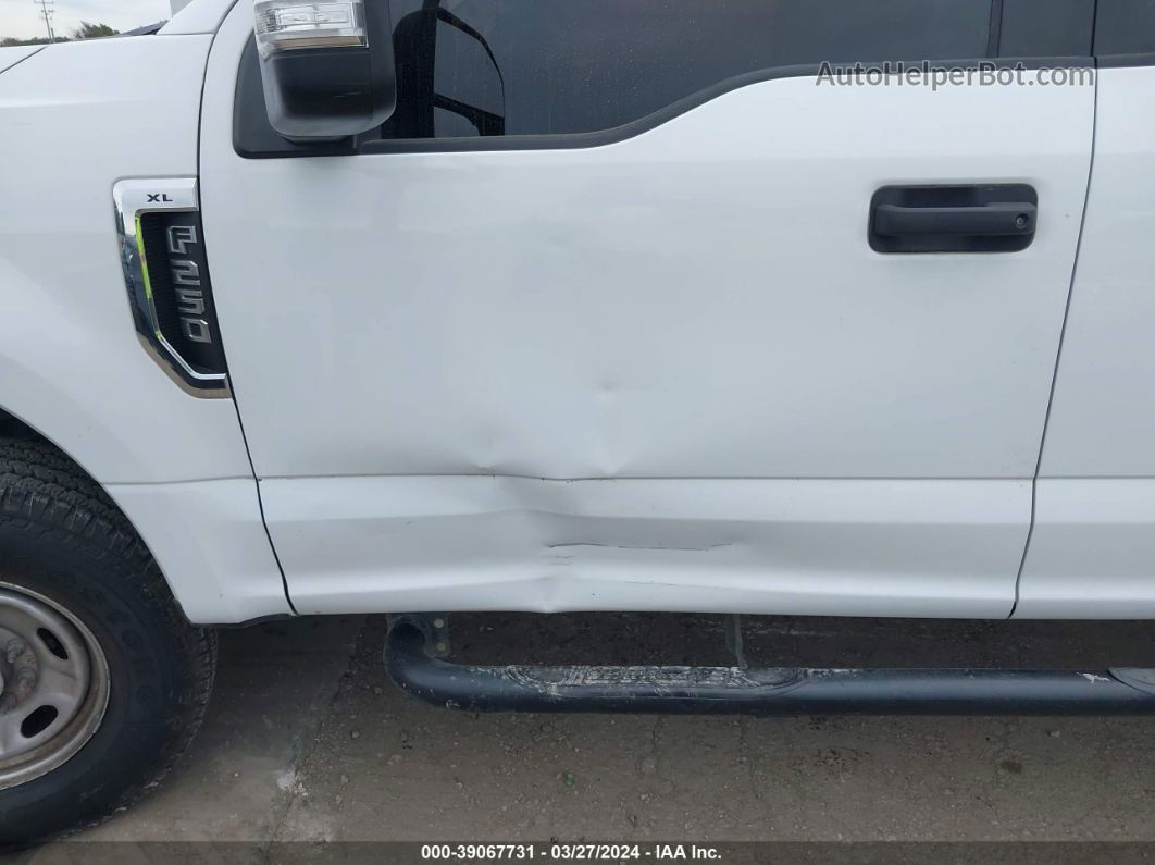 2018 Ford F-250 Xl White vin: 1FT7W2B64JEC45690