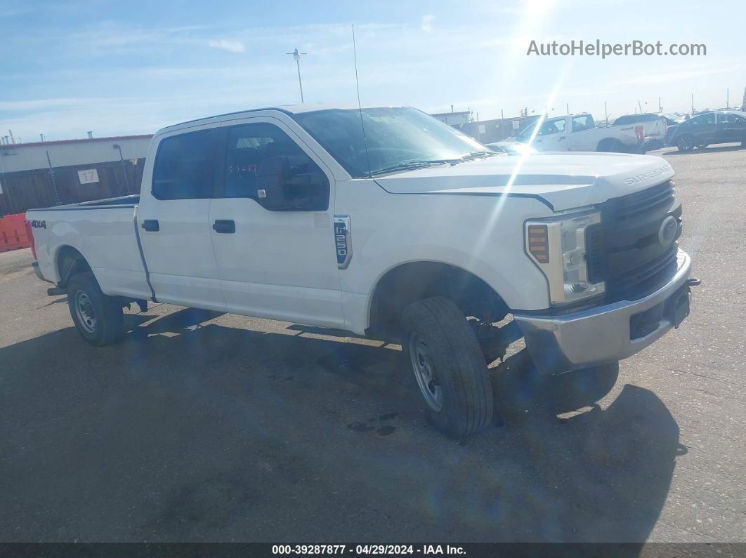 2018 Ford F-250 Xl White vin: 1FT7W2B64JEC67107