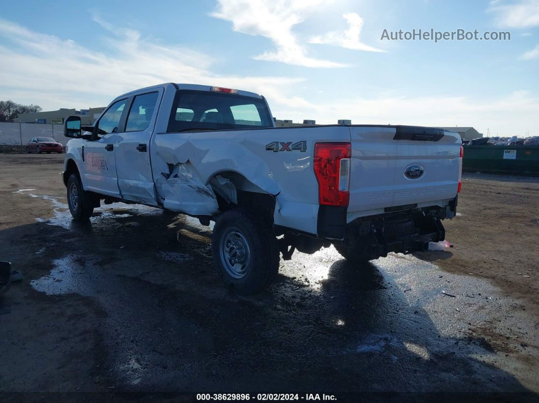 2018 Ford F-250 Xl White vin: 1FT7W2B64JED00655