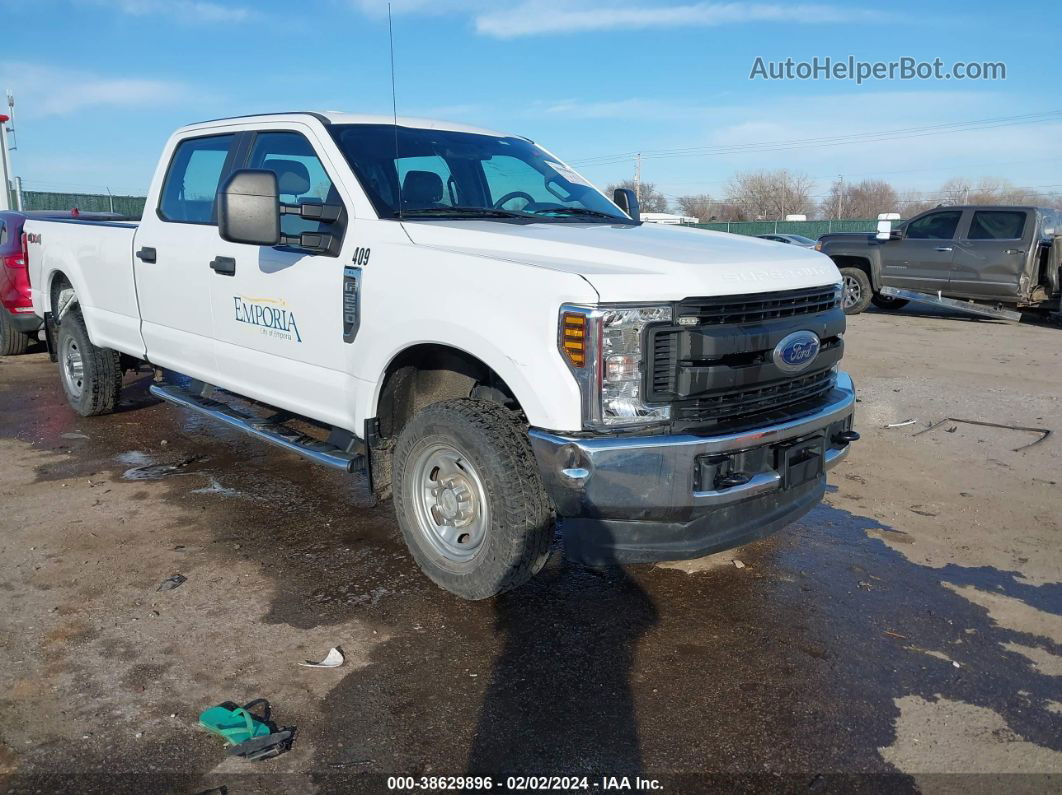 2018 Ford F-250 Xl White vin: 1FT7W2B64JED00655