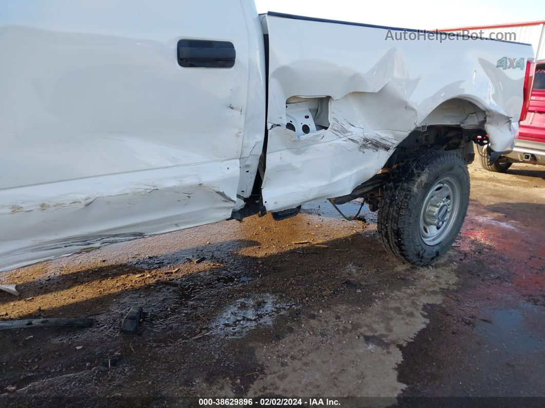 2018 Ford F-250 Xl White vin: 1FT7W2B64JED00655