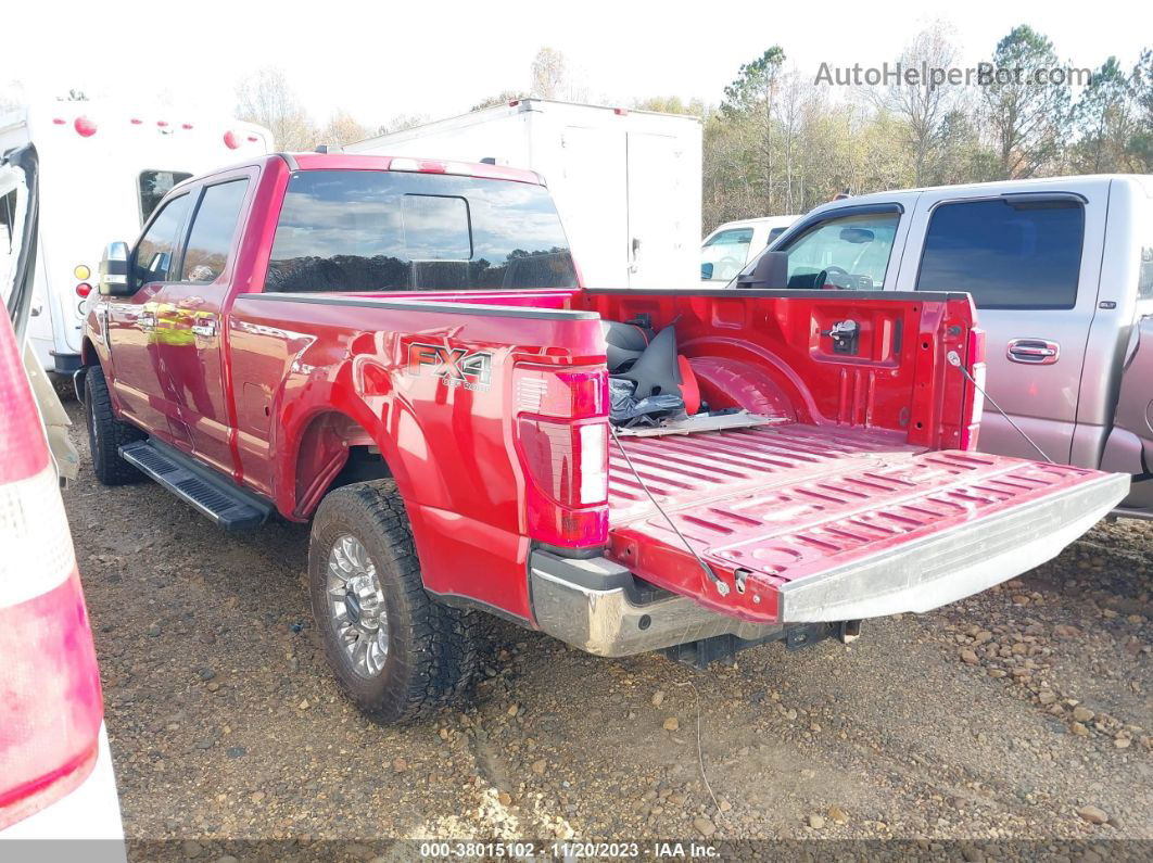 2020 Ford F-250 Xlt Красный vin: 1FT7W2B64LEE65544