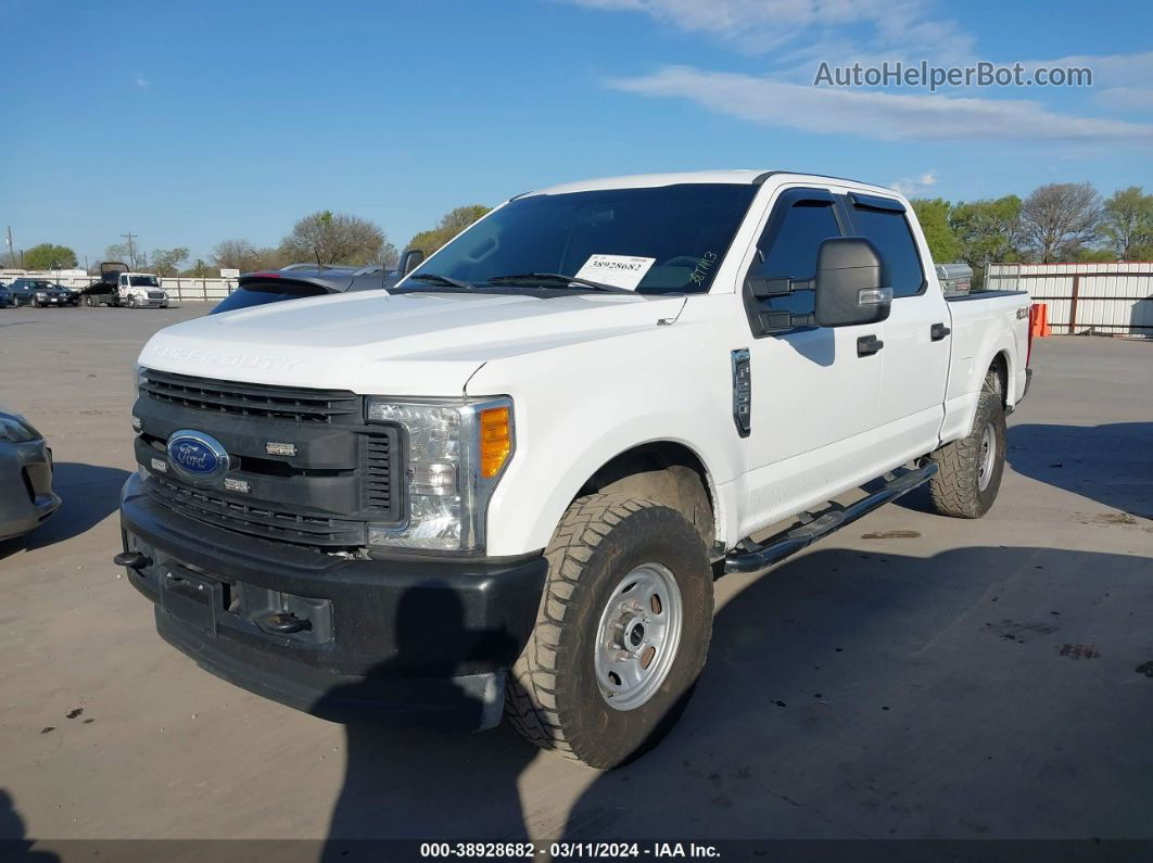 2018 Ford F-250 Xl White vin: 1FT7W2B65JEC45682